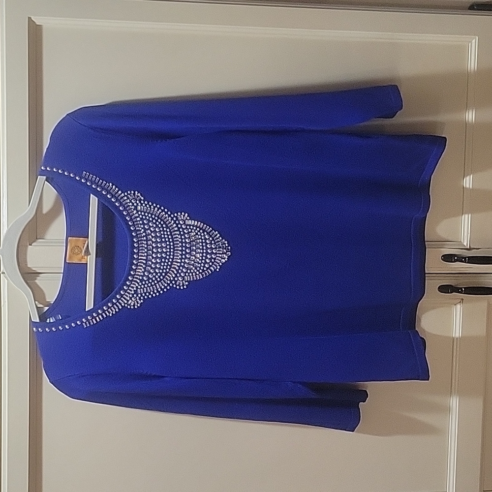 Ruby Rd. royal blue top